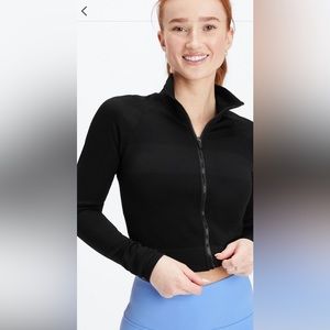 Tory Cropped Seamless Jacket size M NWT